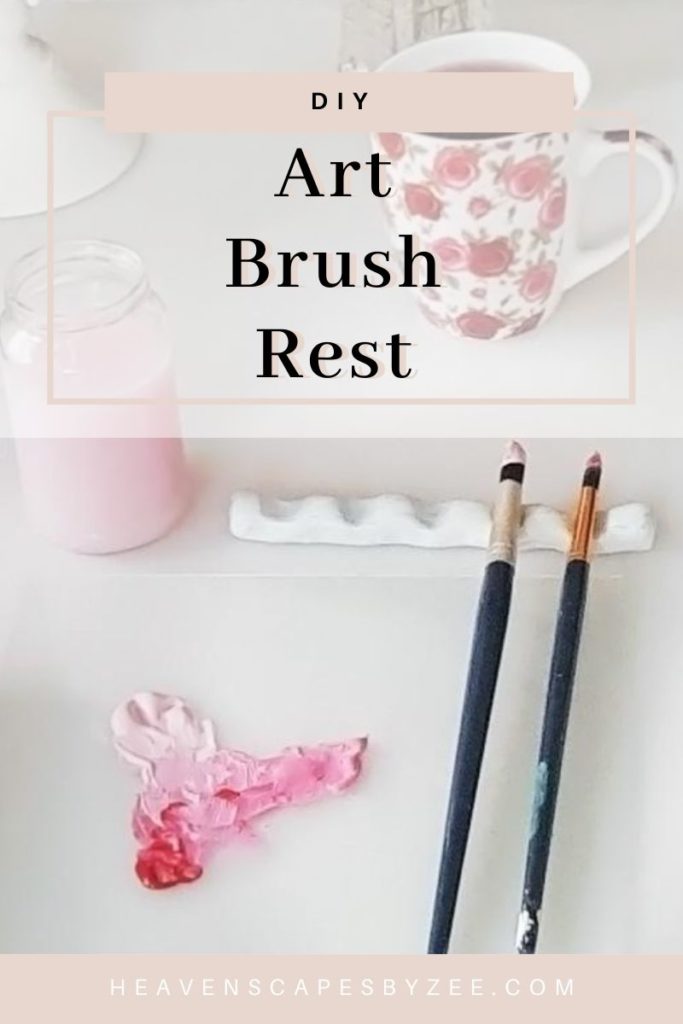 DIY Art Brush Rest