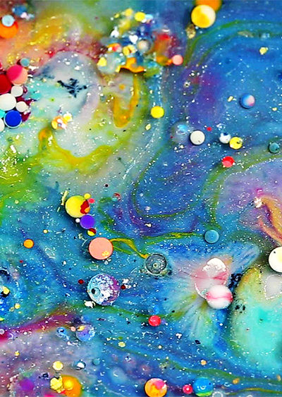 Colorful Liquids In Motion