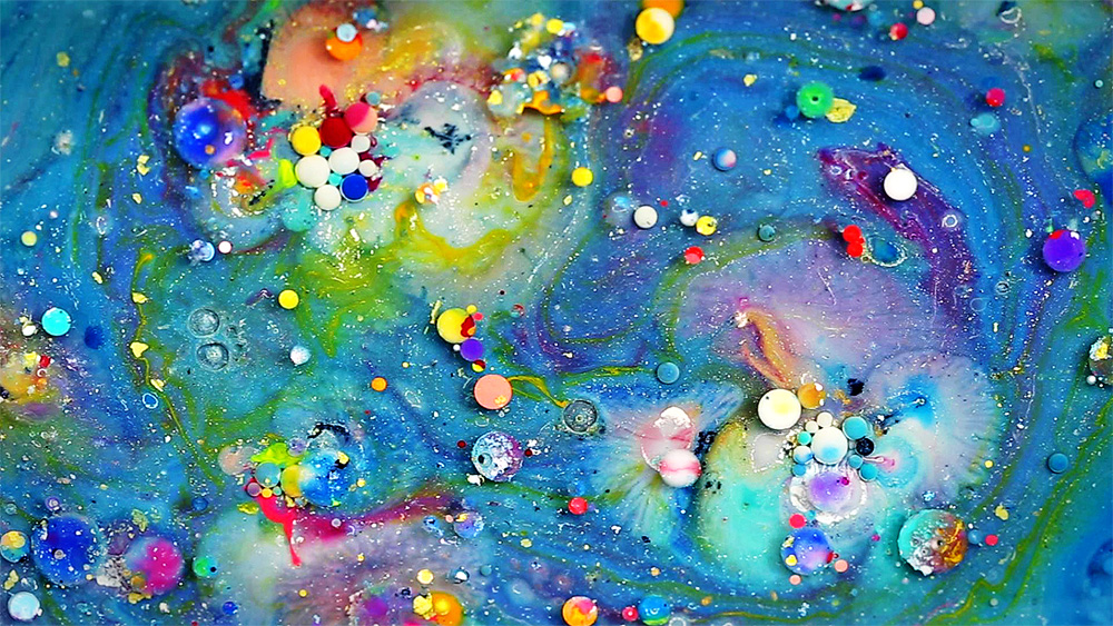 Colorful Liquids In Motion