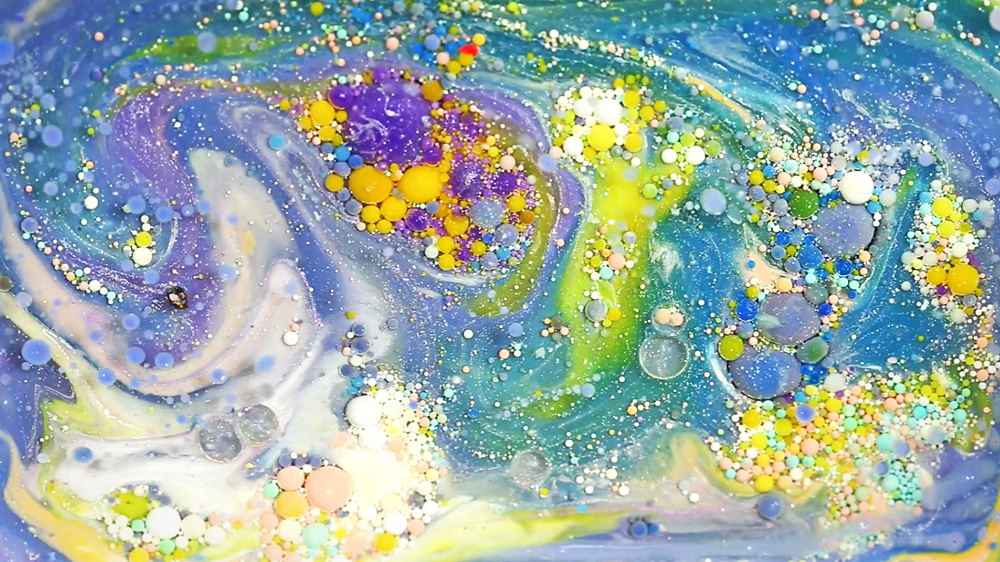 Colorful Liquids In Motion