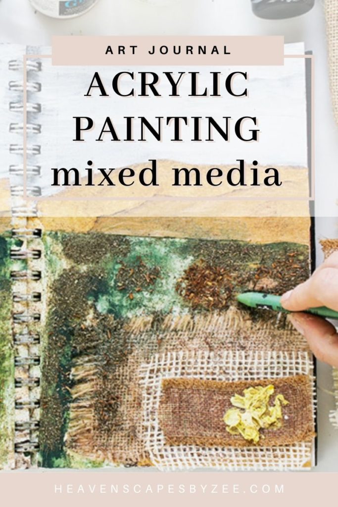 Art Journal 3 - Natural Mixed Media Painting